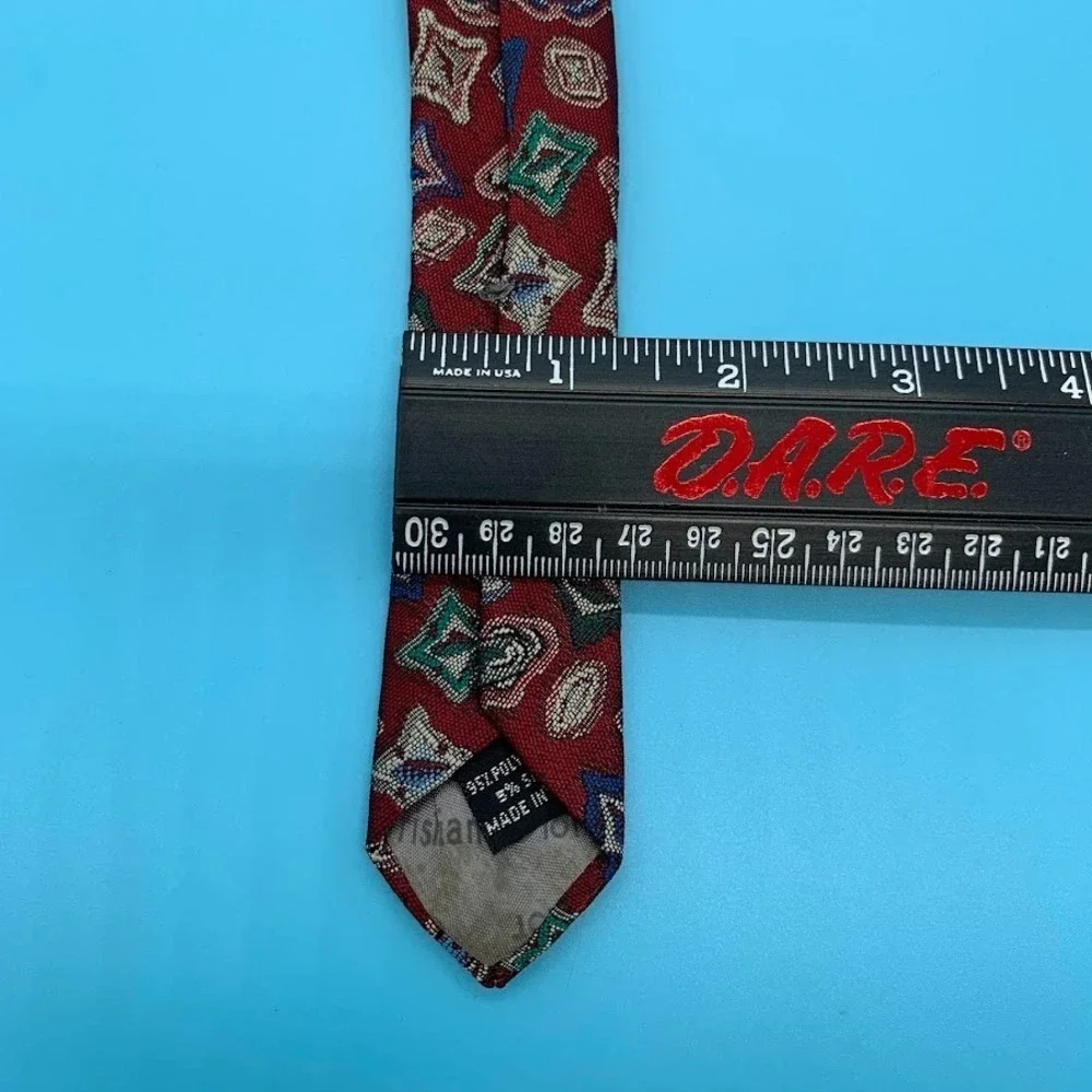 Vintage Christian Dior‎ Monsieur Geometric Preppy Classic Neck Tie